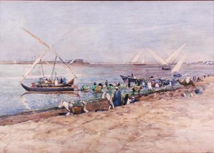 The Nile near Cairo by Robert McGowan Coventry