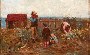 Working in the Vegetable Patch