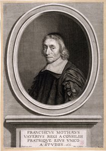 François de la Mothe-Levayer. 1661. by Robert Nanteuil