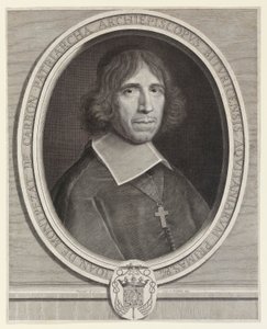 Jean de Montpezat de Carbon, Archbishop of Bourges, then of Sens by Robert Nanteuil
