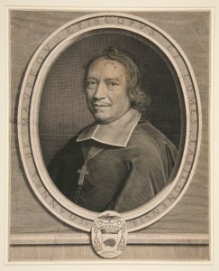 Portrait of Jean de Maupeou, Bishop and Count of Chalons-sur-Saone by Robert Nanteuil