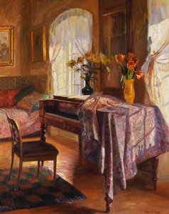 An Interior with a Piano