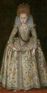 Princess Elizabeth 1596-1662, Later Queen of Bohemia by Robert Peake I