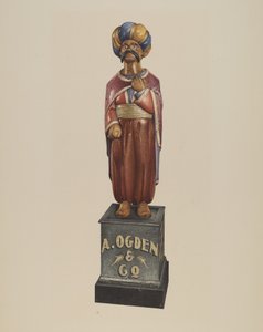 Cigar Store Figure by Robert Pohle