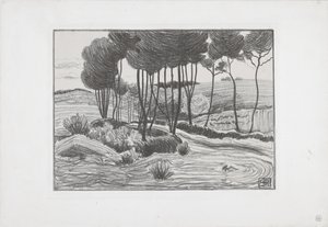 The Poplars by Robert Polhill Bevan