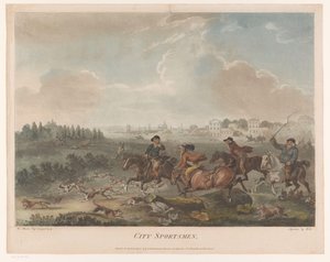 Chaotic Hunt with Dogs by Robert Pollard (I) (possibly)