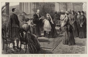 The Christening at Balmoral of the Infant Daughter of the Prince and Princess Henry of Battenberg