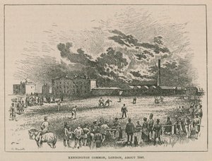 Kennington common, London, about 1840