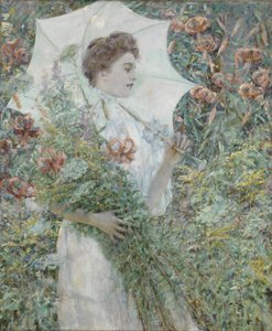 The White Parasol by Robert Reid