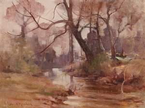 A Quiet Clearing by the River by Robert Russell MacNee