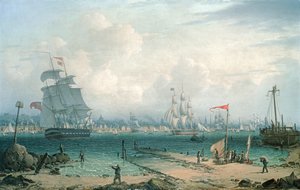 View of Liverpool, from Cheshire