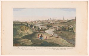 View of the City of Dublin from Phoenix Park by Robert Sayer (possibly)