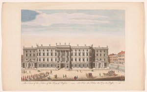 View of the Front of the Berliner Stadtschloss in Berlin by Robert Sayer (possibly)