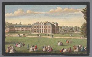 View of Kensington Palace in London (series title: London) by Robert Sayer