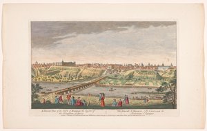 View of the City of Madrid (series: Madrid and Lisbon) by Robert Sayer
