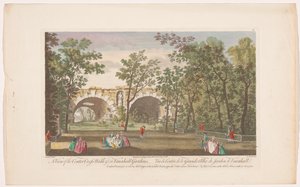 View of a Lane in Vauxhall Gardens, London (Ranelagh Gardens and Vauxhall Gardens)