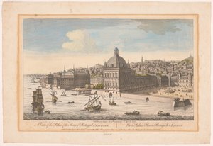 View of the Royal Palace in Lisbon (Madrid and Lisbon series)