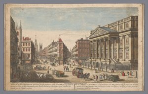 View of the Mansion House in London (London) by Robert Sayer