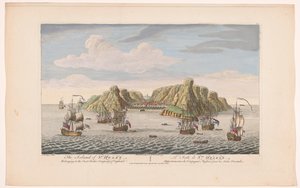 View of the Island of Saint Helena by Robert Sayer