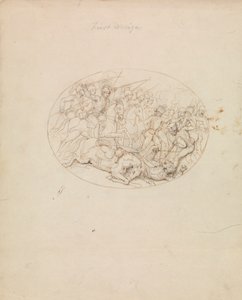 First Design of a Battle Scene by Robert Smirke