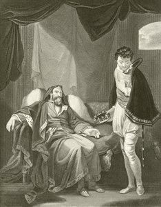 Henry IV reproving Prince Henry by Robert Smirke