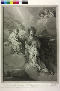 Apotheosis of the deceased children of King George III of England and Queen Charlotte by Robert Strange