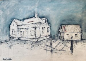 Rustic Winter Homes by Robert Thirtle