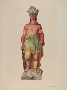Cigar Store Indian by Robert W.R. Taylor