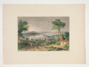 Centre Harbour, Lake Winnipesaukee, illustration for Nathaniel Parker Willis by Robert Wallis