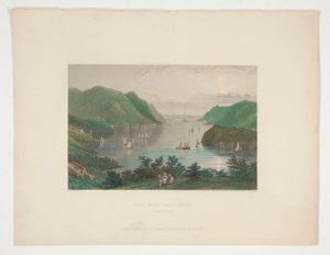 View from West Point (Hudson River), illustration for Nathaniel Parker Willis by Robert Wallis