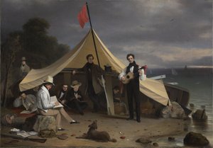 The Greenwich Boat Club by Robert Walter Weir