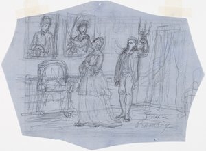 Mrs. Ramsay. Illustration for the Poem 