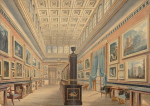 The Flemish Picture Gallery, the Mansion of Thomas Hope, Duchess Street, Portland Place by Robert William Billings