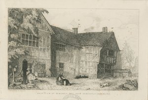 Dimsdale Old Hall by Robert William Buss
