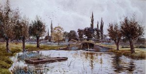 Cardington Lock by Robert Winchester Fraser