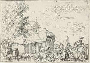 Encampment by a Village (Landscapes with Encampments)