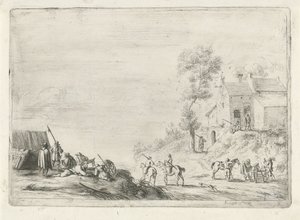 Soldiers by a Road