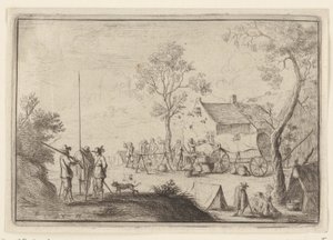 Soldiers Around a Cooking Pot (Various Encampments)