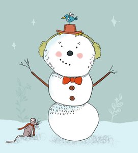Starry Snowman by Roberta Murray