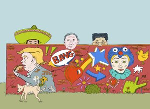 The Wall Donald Built by Roberta Murray