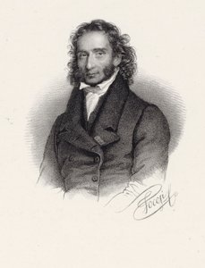 Portrait of Niccolò Paganini, 1830 by Roberto Focosi