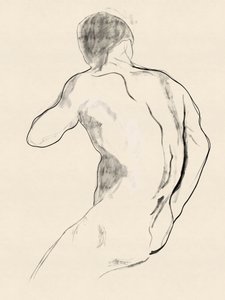 Powerful Male Figure Study by Roberto Moro
