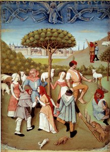 Champetre dance The announcement to the shepherds by Robinet Testard
