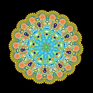 Tropical Fish Wheel by Robyn Parker