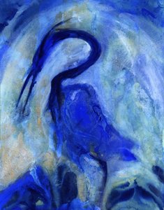 Elegant Blue Heron