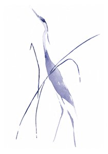 Graceful Blue Heron by RodMacIver