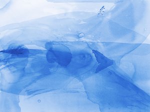 Tranquil Blue Abstract