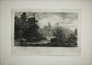 City with Stone Bridge