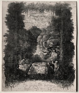 First Frontispiece for Fables and Fairy-Tales by Thierry-Faletans by Rodolphe Bresdin