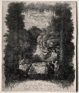 First Frontispiece for Fables and Fairy-Tales by Thierry-Faletans by Rodolphe Bresdin